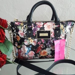 Betsey Johnson Satchel Crossbody Bag Purse